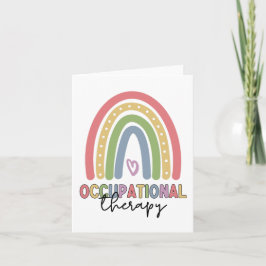 Beroepstherapie bij therapistische regenboog kaart