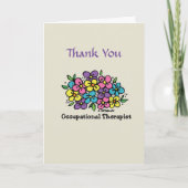 Beroepstherapie BL1 Hartelijk dank Bedankkaart (Voorkant)