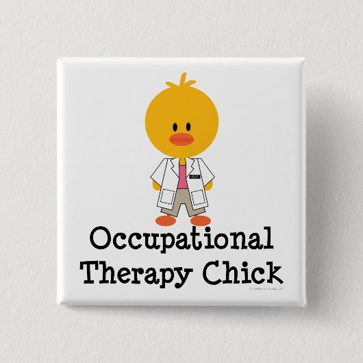 Beroepstherapie Chick Button (Voorkant)