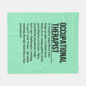 Beroepstherapie Fleece Deken (Voorkant (Horizontaal))
