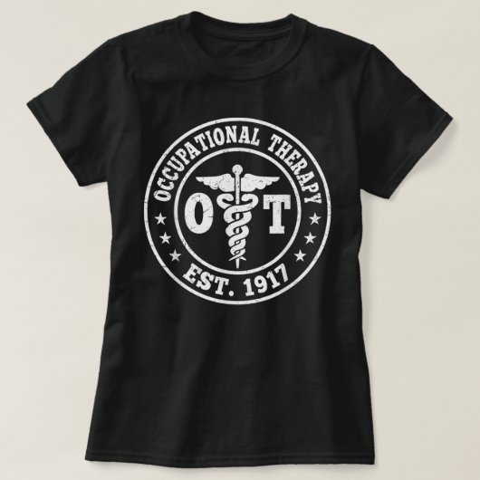 Beroepstherapie grappig aan het idee t-shirt (Design voorkant)
