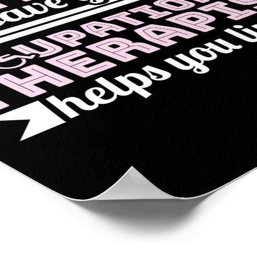 Beroepstherapie komt van hart | Therapist Poster (Hoek)