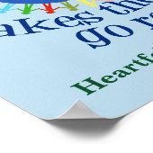 Beroepstherapie maakt de wereld draaiende poster (Hoek)