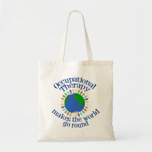 Beroepstherapie maakt de wereld draaiende tote bag
