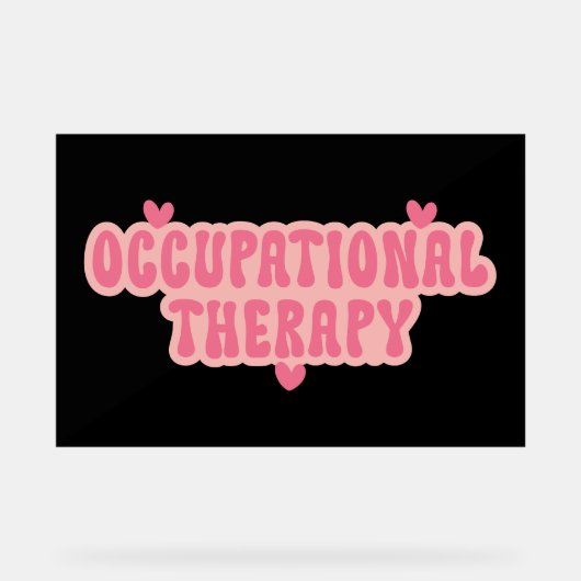 Beroepstherapie OT Acryl Bord (Voorkant)