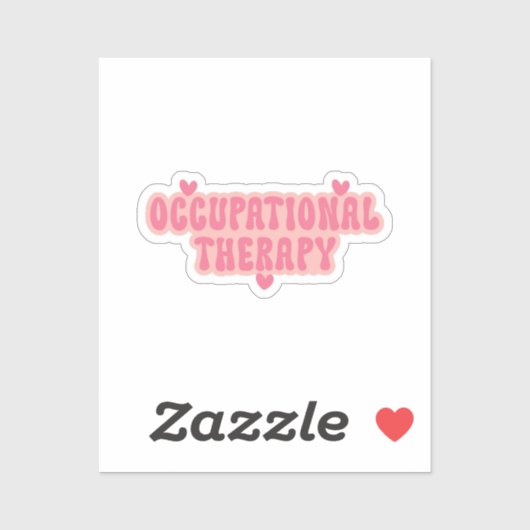 Beroepstherapie OT Sticker (Vel)