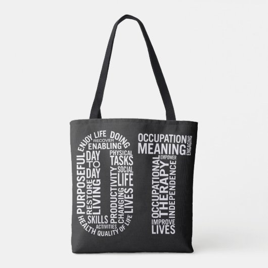 Beroepstherapie OT Tote Bag (Achterkant)