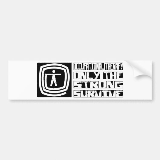 Beroepstherapie Survive Bumpersticker (Voorkant)