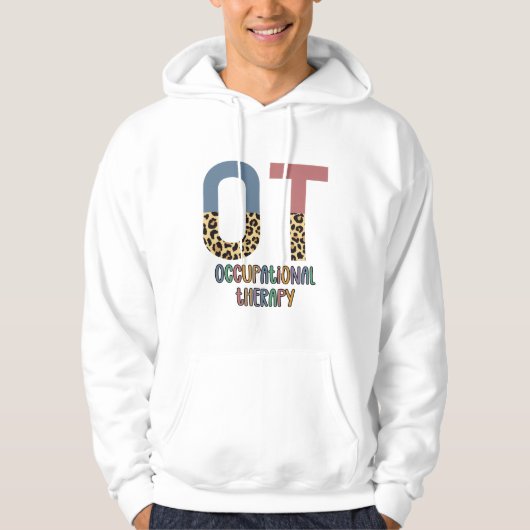 Beroepstherapie tegen Cheetah Future OT Gifts Hoodie (Voorkant)