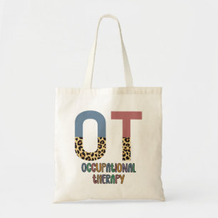 Beroepstherapie tegen Cheetah Future OT Gifts Tote Bag