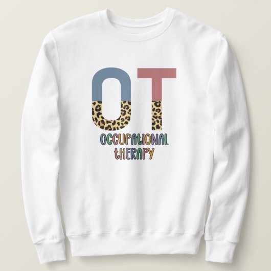 Beroepstherapie tegen Cheetah Future OT Gifts Trui (Design voorkant)