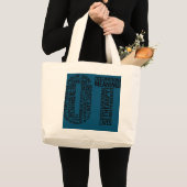 Beroepstherapie tegen maandelijks beroep grote tote bag (Voorkant (product))