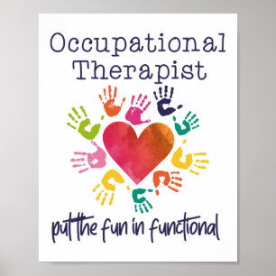 Beroepstherapie-therapeut Poster