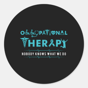 Beroepstherapie Therapie Ronde Sticker