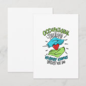 Beroepstherapie Therapieconcentratie Zenuwstelsela Bedankkaart (Voorkant / Achterkant)