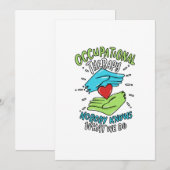 Beroepstherapie Therapieconcentratie Zenuwstelsela Bedankkaart (Voorkant / Achterkant)