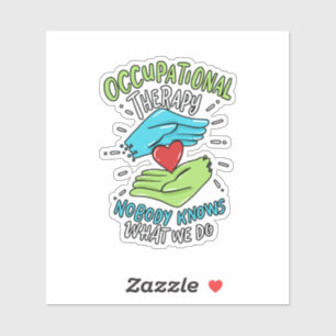 Beroepstherapie Therapieconcentratie Zenuwstelsela Sticker