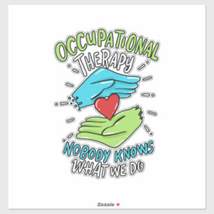 Beroepstherapie Therapieconcentratie Zenuwstelsela Sticker