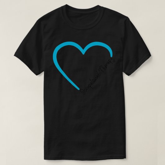 Beroepstherapie Therapistisch hart T-shirt (Design voorkant)