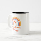 Beroepstherapie Tweekleurige Koffiemok (Voorkant links)