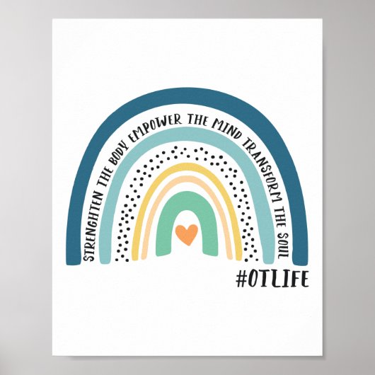 Beroepstherapie Versterking van de lichaamslijn Poster (Voorkant)