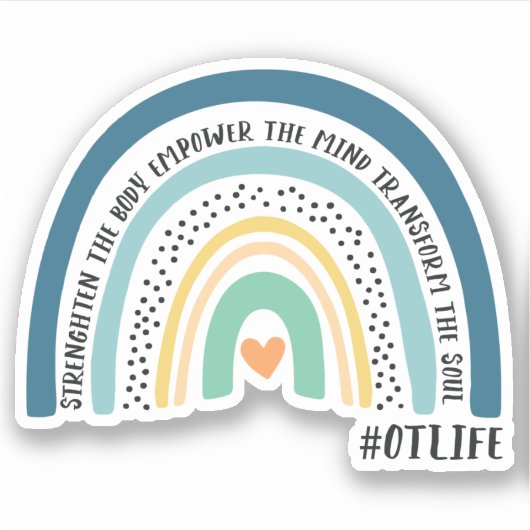 Beroepstherapie Versterking van de lichaamslijn Sticker (Voorkant)