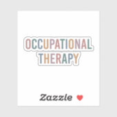 Beroepstherapie voor de toekomst sticker (Vel)