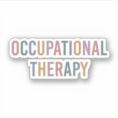 Beroepstherapie voor de toekomst sticker (Voorkant)