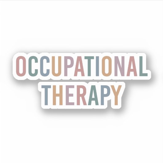 Beroepstherapie voor de toekomst sticker (Voorkant)