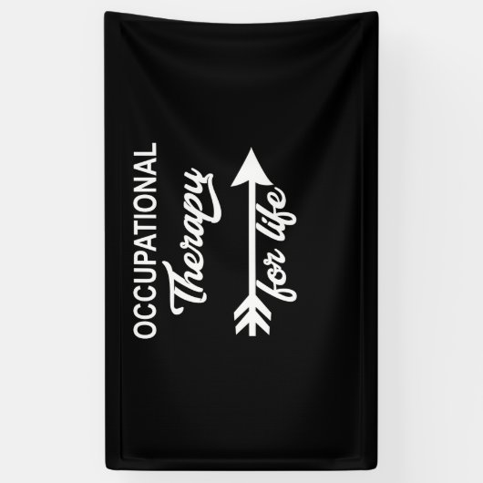 Beroepstherapie voor het leven spandoek (Verticaal)