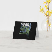 Beroepstherapie voor OT-maand Kaart (Gele Bloem)