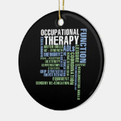 Beroepstherapie voor OT-maand Keramisch Ornament (Links)