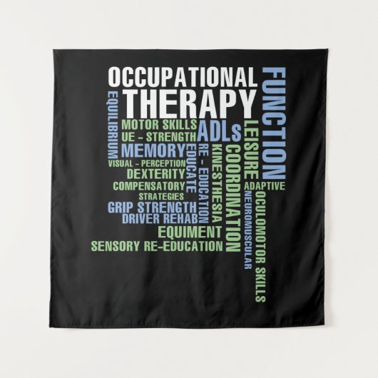 Beroepstherapie voor OT-maand Wandkleed (Voorkant)