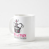 Beroepstherapist - Koningin van pijn Koffiemok (Voorkant links)