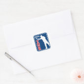 beroepsvereniging voor bierpong ronde sticker (Envelop)