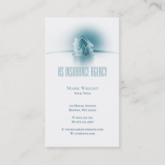 Beroepsverzekeringsinstelling | Gezinsveiligheid Visitekaartje (Voorkant)