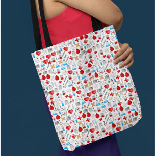 Beroepsvoorziening verpleegkundige tote bag