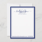 beroepszeemacht | Van de schrijftafel van Note Kaa Bedankkaart (Voorkant)