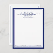 beroepszeemacht | Van de schrijftafel van Note Kaa Bedankkaart (Voorkant / Achterkant)