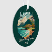 beroerte van de familie Hawaii Ornament (voorkant)
