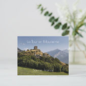Berolds Tower, La Tour-en-Maurienne, Frankrijk Briefkaart (Staand voorkant)
