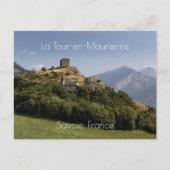 Berolds Tower, La Tour-en-Maurienne, Frankrijk Briefkaart (Voorkant)