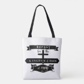 Berouw de Schrift - Canvas tas (Achterkant)