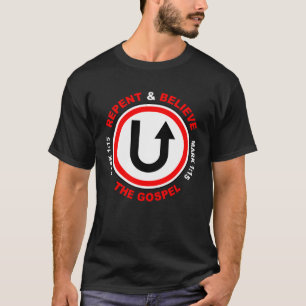 Berouw & Geloof het evangelie Jezus Christelijk Ge T-shirt