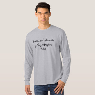 Berouw omhelzen t-shirt