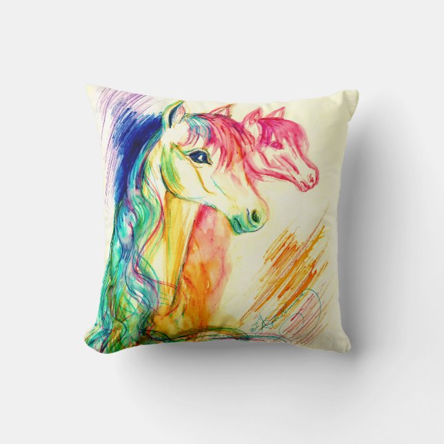 Berouw Paarden Kussen (Voorkant)