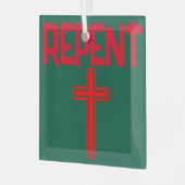 BEROUW - SACRIFICE Glass Ornament (Voorkant links)