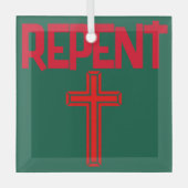 BEROUW - SACRIFICE Glass Ornament (Voorkant)