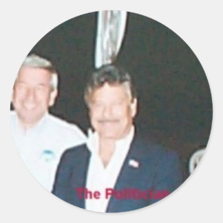 beroven van politica ronde sticker