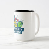 beroving tweekleurige koffiemok (Voorkant rechts)